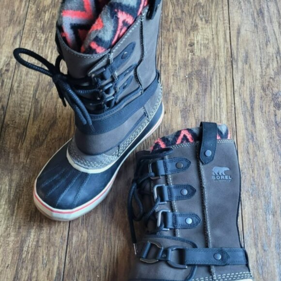 Sorel Joan of Arctic Knit Premium II Women's Size 7.5 Waterproof Boots Excellent - Picture 7 of 11